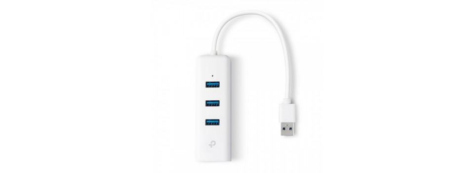 Адаптер TP-Link Link 3-портовый концентратор и гигабитный адаптер