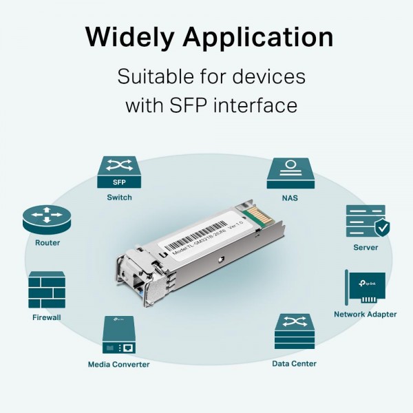 TP-Link Двунаправленный SFP‑модуль WDM 1000Base-BX