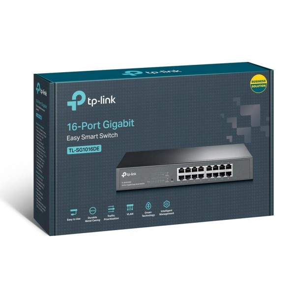 TP-Link Easy Smart гигабитный 16‑портовый коммутатор