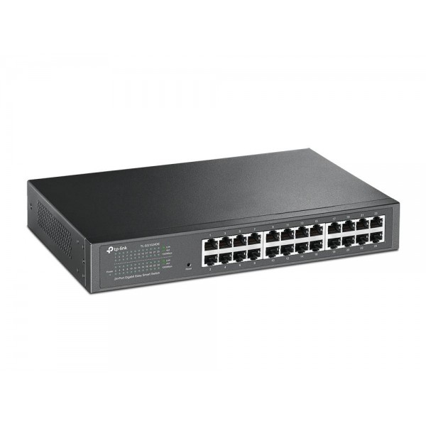 TP-Link Коммутатор Easy Smart с 24 гигабитными портами TP-Link Коммутатор Easy Smart с 24 гигабитными портами