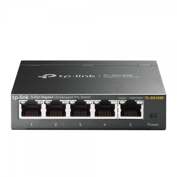 TP-Link Unmanaged Pro гигабитный 5‑портовый коммутатор TP-Link Unmanaged Pro гигабитный 5‑портовый коммутатор