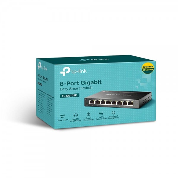 TP-Link Коммутатор Easy Smart с 8 гигабитными портами