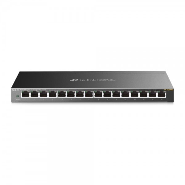 TP-Link Unmanaged Pro гигабитный 16‑портовый коммутатор TP-Link Unmanaged Pro гигабитный 16‑портовый коммутатор