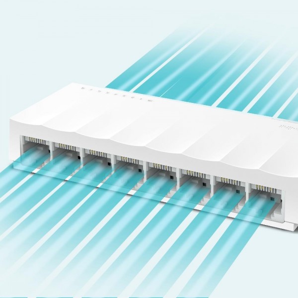 TP-Link Настольный коммутатор с 8 портами 100 Мбит/с