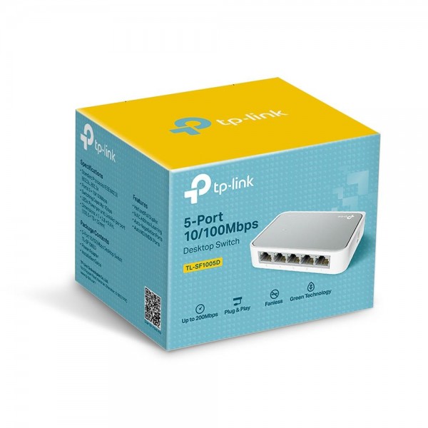 TP-Link Настольный коммутатор с 5 портами 100 Мбит/с