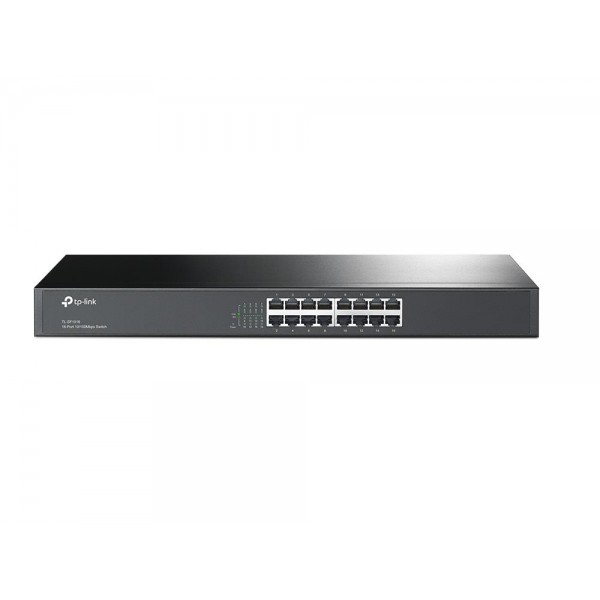 TP-Link Коммутатор с 16 портами 10/100 Мбит/с для размещения в стойке