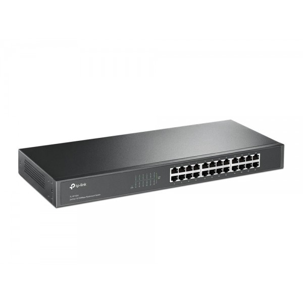 TP-Link Коммутатор с 24 портами 10/100 Мбит/с для размещения в стойке