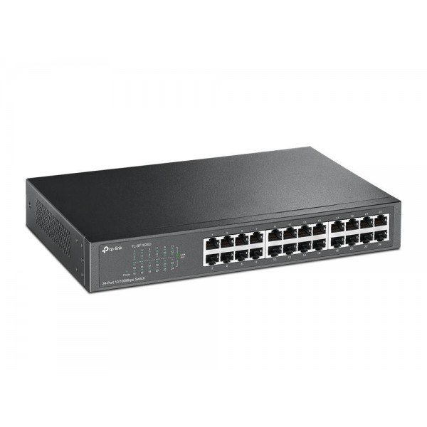 TP-Link Коммутатор с 24 портами 10/100 Мбит/с для размещения на столе или в стойке