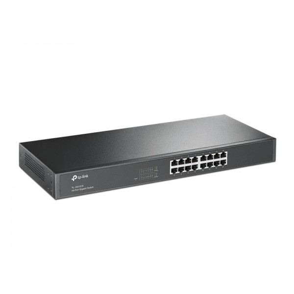 TP-Link Коммутатор с 16 гигабитными портами для размещения в стойке