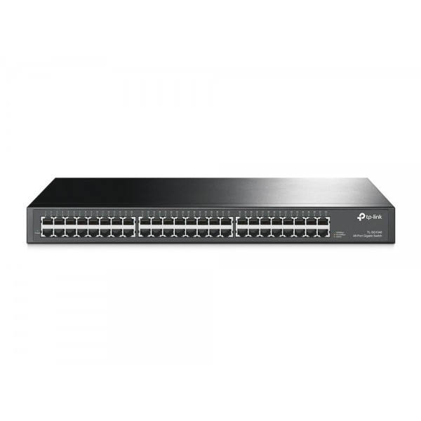 TP-Link Коммутатор с 48 гигабитными портами для размещения в стойке