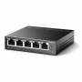 TP-Link Настольный коммутатор с 5 портами 10/100 Мбит/с (4 порта PoE+) TP-Link Настольный коммутатор с 5 портами 10/100 Мбит/с (4 порта PoE+)