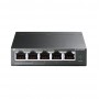 TP-Link Настольный коммутатор с 5 портами 10/100 Мбит/с (4 порта PoE+) TP-Link Настольный коммутатор с 5 портами 10/100 Мбит/с (4 порта PoE+)