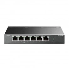 TP-Link Настольный коммутатор с 6 портами 10/100 Мбит/с (4 порта PoE+)