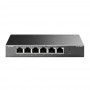 TP-Link Настольный коммутатор с 6 портами 10/100 Мбит/с (4 порта PoE+) TP-Link Настольный коммутатор с 6 портами 10/100 Мбит/с (4 порта PoE+)