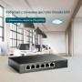 TP-Link Настольный коммутатор с 6 портами 10/100 Мбит/с (4 порта PoE+) TP-Link Настольный коммутатор с 6 портами 10/100 Мбит/с (4 порта PoE+)