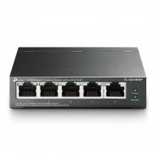 TP-Link Настольный коммутатор с 5 гигабитными портами (4 порта PoE+)
