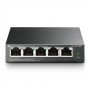 TP-Link Настольный коммутатор с 5 гигабитными портами (4 порта PoE+) TP-Link Настольный коммутатор с 5 гигабитными портами (4 порта PoE+)