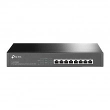TP-Link Коммутатор с 8 гигабитными портами PoE+ для размещения на столе или в стойке