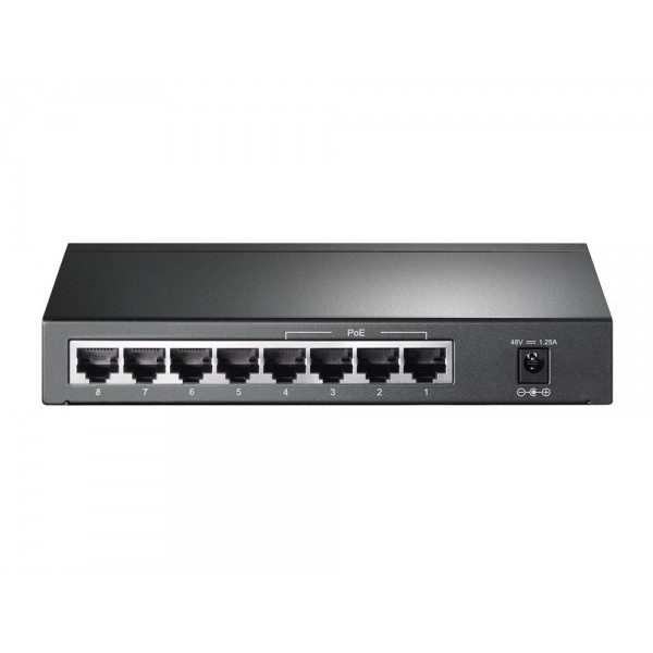 TP-Link 8-портовый гигабитный настольный коммутатор с 4 портами PoE