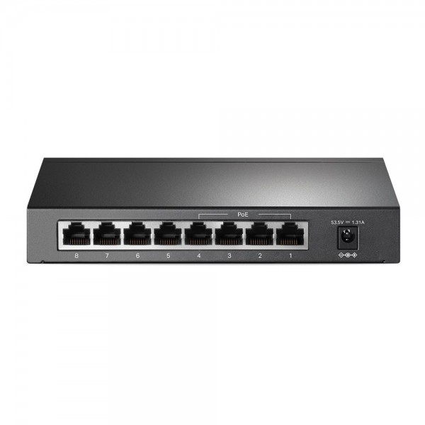 TP-Link Настольный коммутатор с 8 гигабитными портами (4 порта PoE+)