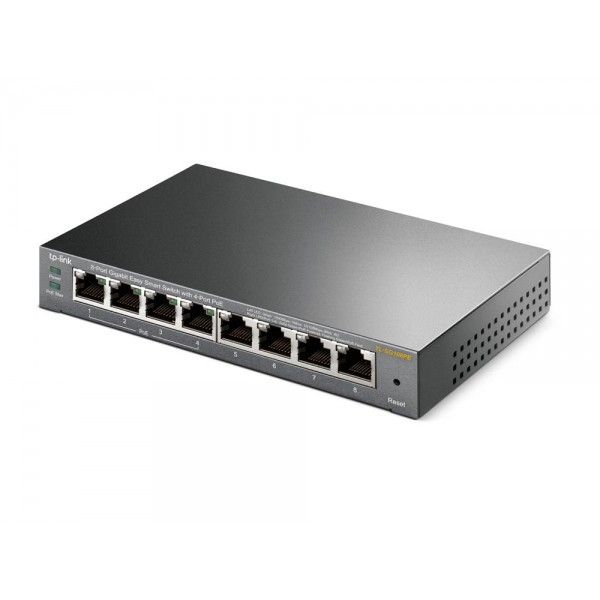 TP-Link Easy Smart гигабитный 8-портовый коммутатор с 4 портами PoE