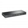 TP-Link Easy Smart 16-портовый гигабитный PoE+ коммутатор с 2 SFP‑слотами TP-Link Easy Smart 16-портовый гигабитный PoE+ коммутатор с 2 SFP‑слотами