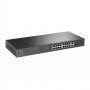 TP-Link Коммутатор Easy Smart с 18 гигабитными портами RJ45 (16 портов PoE+) и 2 комбинированными гигабитными портами RJ45/SFP TP-Link Коммутатор Easy Smart с 18 гигабитными портами RJ45 (16 портов PoE+) и 2 комбинированными гигабитными портами RJ45/SFP