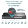 TP-Link Неуправляемый коммутатор с 16 портами PoE+ 10/100 Мбит/с и 2 комбинированными гигабитными портами RJ45/SFP TP-Link Неуправляемый коммутатор с 16 портами PoE+ 10/100 Мбит/с и 2 комбинированными гигабитными портами RJ45/SFP
