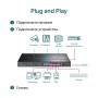 TP-Link Неуправляемый коммутатор с 16 портами PoE+ 10/100 Мбит/с и 2 комбинированными гигабитными портами RJ45/SFP TP-Link Неуправляемый коммутатор с 16 портами PoE+ 10/100 Мбит/с и 2 комбинированными гигабитными портами RJ45/SFP