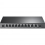 TP-Link Настольный коммутатор с 8 портами 10/100 Мбит/с, 2 гигабитными портами и гигабитным портом SFP TP-Link Настольный коммутатор с 8 портами 10/100 Мбит/с, 2 гигабитными портами и гигабитным портом SFP