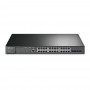 TP-Link JetStream 28‑портовый гигабитный управляемый коммутатор 2‑го уровня с 24 портами PoE+ TP-Link JetStream 28‑портовый гигабитный управляемый коммутатор 2‑го уровня с 24 портами PoE+