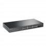 TP-Link Управляемый коммутатор JetStream уровня 2+ с 24 гигабитными портами RJ45, 4 портами SFP+ 10 Гбит/с и источником бесперебойного питания TP-Link Управляемый коммутатор JetStream уровня 2+ с 24 гигабитными портами RJ45, 4 портами SFP+ 10 Гбит/с и источником бесперебойного питания