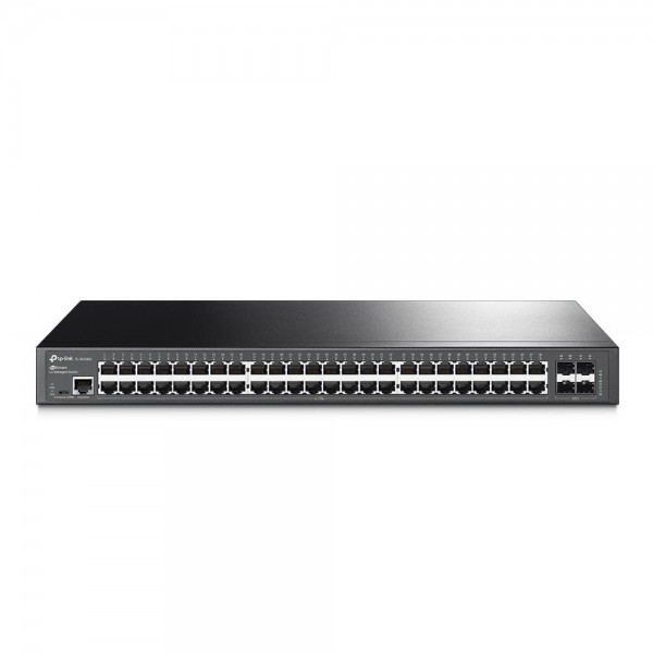 TP-Link Управляемый коммутатор JetStream 2‑го уровня с 48 гигабитными портами RJ45 и 4 гигабитными портами SFP TP-Link Управляемый коммутатор JetStream 2‑го уровня с 48 гигабитными портами RJ45 и 4 гигабитными портами SFP
