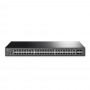 TP-Link Управляемый коммутатор JetStream 2‑го уровня с 48 гигабитными портами RJ45 и 4 гигабитными портами SFP TP-Link Управляемый коммутатор JetStream 2‑го уровня с 48 гигабитными портами RJ45 и 4 гигабитными портами SFP