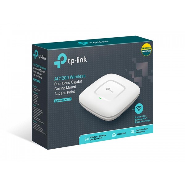TP-Link AC1200 Гигабитная двухдиапазонная потолочная точка доступа Wi-Fi
