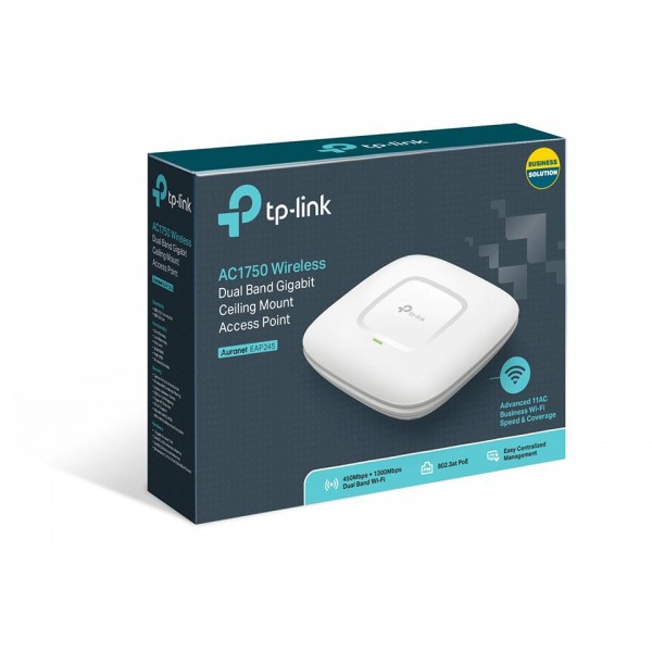TP-Link AC1750 Гигабитная двухдиапазонная потолочная точка доступа Wi-Fi TP-Link AC1750 Гигабитная двухдиапазонная потолочная точка доступа Wi-Fi
