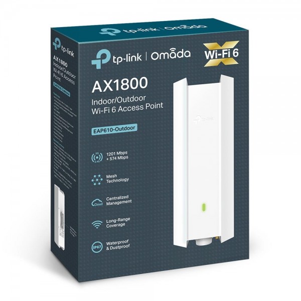 TP-Link Точка доступа Wi‑Fi AX1800 для улицы и помещений