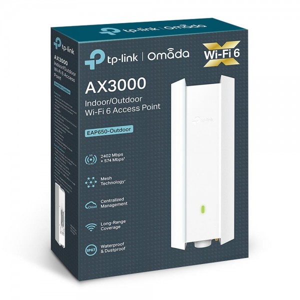 TP-Link Точка доступа Wi‑Fi AX3000 для улицы и помещений