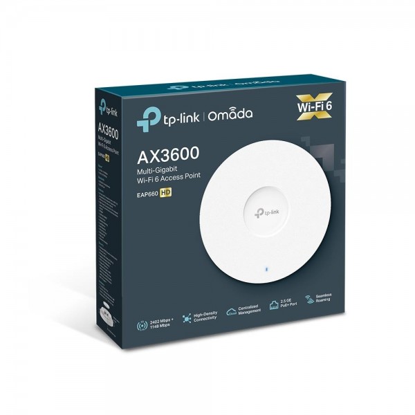 TP-Link Потолочная точка доступа Wi‑Fi AX3600