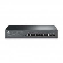 TP-Link Коммутатор JetStream Smart с 8 гигабитными портами PoE+ и 2 гигабитными портами SFP