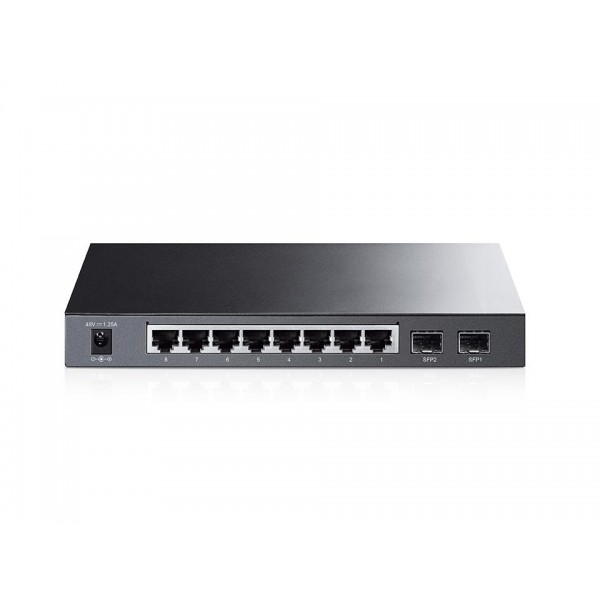 TP-Link JetStream гигабитный 8-портовый Smart коммутатор PoE с 2 SFP-слотами