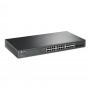 TP-Link Коммутатор JetStream Smart с 24 гигабитными портами PoE+ и 4 гигабитными портами SFP TP-Link Коммутатор JetStream Smart с 24 гигабитными портами PoE+ и 4 гигабитными портами SFP
