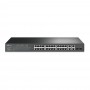 TP-Link JetStream коммутатор Smart с 24 портами PoE+ 10/100 Мбит/с и 4 гигабитными портами TP-Link JetStream коммутатор Smart с 24 портами PoE+ 10/100 Мбит/с и 4 гигабитными портами