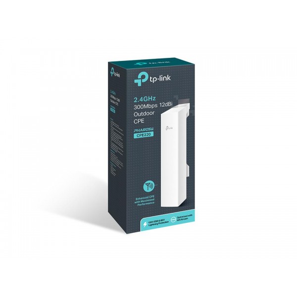 TP-Link Уличная точка доступа Wi‑Fi N300 с коэффициентом усиления 12 дБи