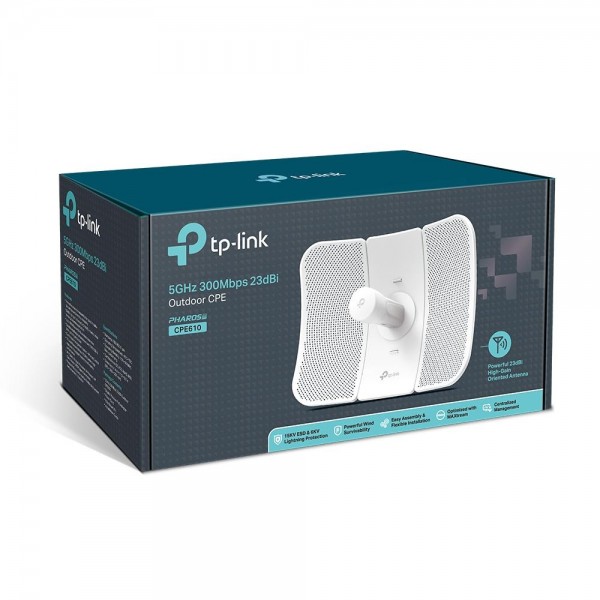 TP-Link Уличная точка доступа Wi‑Fi N300 с коэффициентом усиления 23 дБи