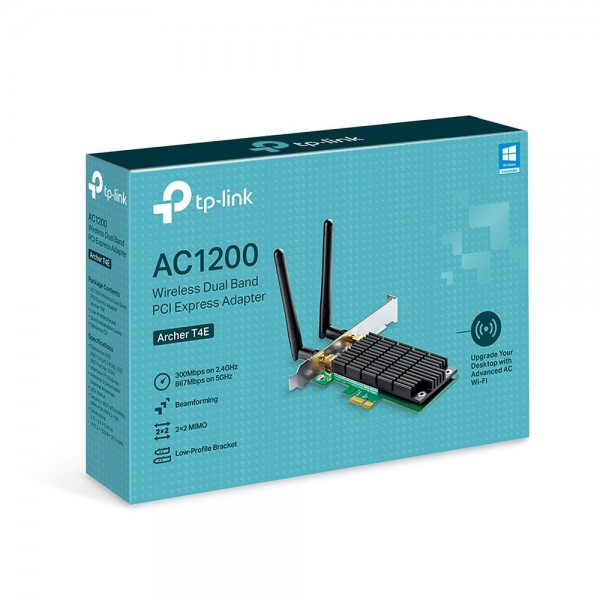 TP-Link Двухдиапазонный адаптер PCI Express с поддержкой Wi-Fi AC1200