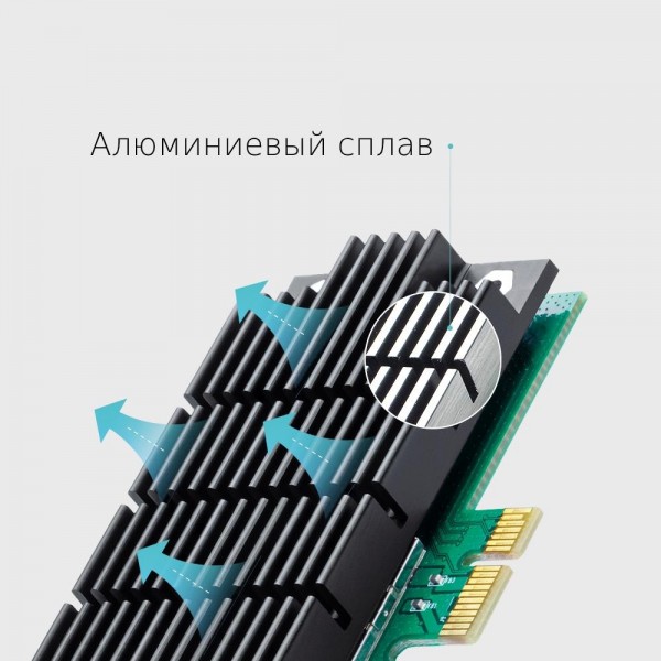 TP-Link Двухдиапазонный адаптер PCI Express с поддержкой Wi-Fi AC1200