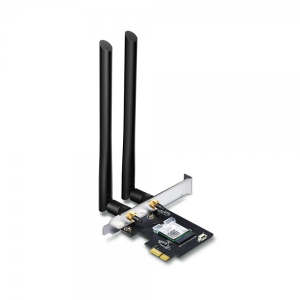 TP-Link Двухдиапазонный адаптер PCI Express с поддержкой Wi-Fi AC1200 и Bluetooth 4.2 TP-Link Двухдиапазонный адаптер PCI Express с поддержкой Wi-Fi AC1200 и Bluetooth 4.2
