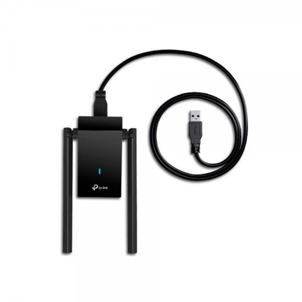 TP-Link Двухдиапазонный USB‑адаптер высокого усиления с поддержкой Wi-Fi AX1800 и двумя антеннами