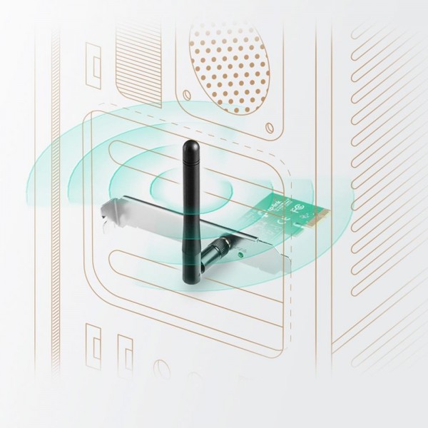 TP-Link Адаптер PCI Express с поддержкой Wi-Fi N150
